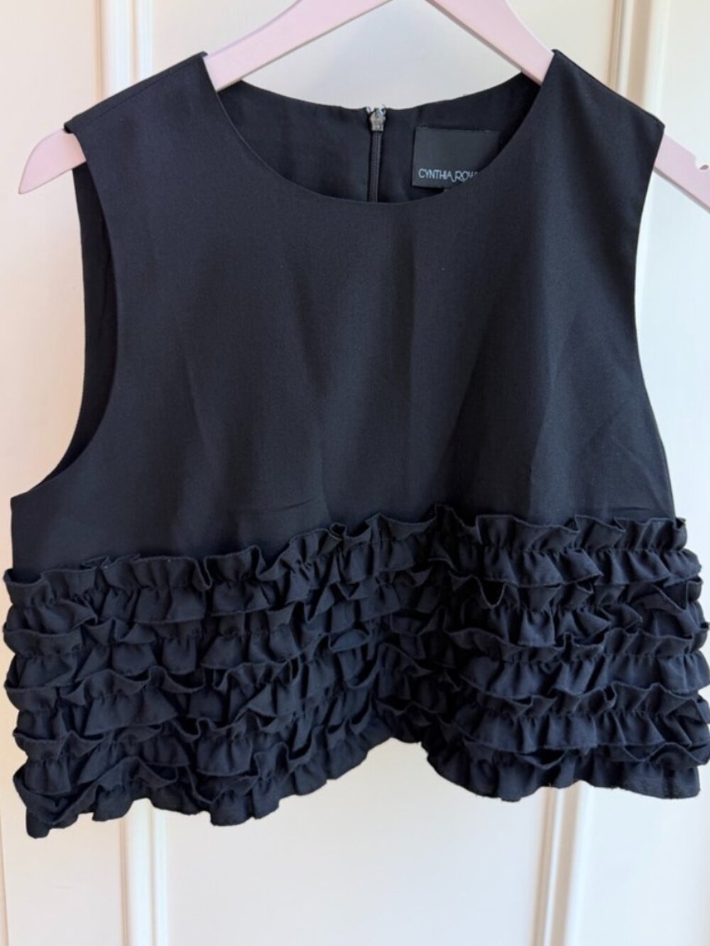 Cynthia Rowley Mini Ruffle Shell - Picture 4 of 9